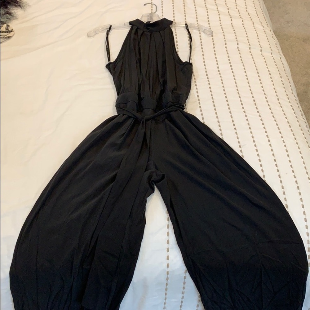 BEBE Wide leg jumpsuit.
